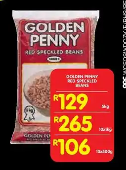 Shoprite GOLDEN PENNY RED SPECKLED BEANS offer