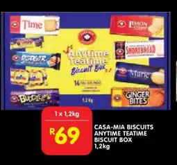 Shoprite CASA-MIA BISCUITS ANYTIME TEATIME BISCUIT BOX 1,2kg offer