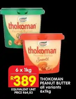 Shoprite THOKOMAN PEANUT BUTTER offer