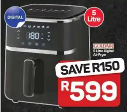 Pick n Pay Hypermarket Goldair 5-Litre Digital Air Fryer offer