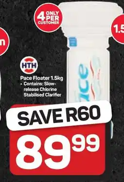 Pick n Pay Hypermarket Pace Floater 1.5kg offer