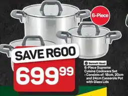 Pick n Pay Hypermarket 6-Piece Supreme Cuisine Cookware Set offer