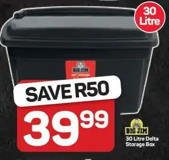Pick n Pay Hypermarket Big Jim 30 Litre Delta Storage Box offer