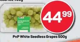 Pick n Pay PnP White Seedless Grapes 500g offer