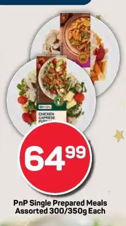 Pick n Pay PnP Single Prepared Meals Assorted 300/350g Each offer