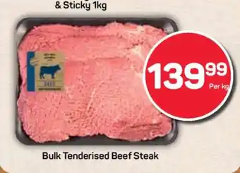 Bulk Tenderised Beef Steak