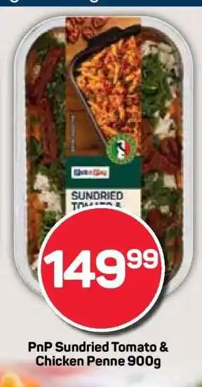 Pick n Pay PnP Sundried Tomato & Chicken Penne 900g offer