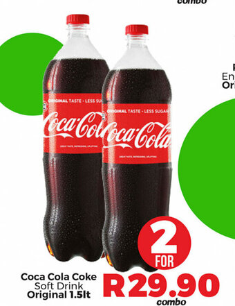Take 'n Pay Coca Cola Coke Soft Drink Original 1.5lt offer