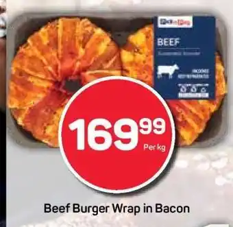 Pick n Pay Beef Burger Wrap in Bacon offer