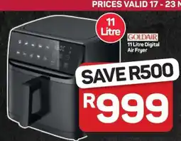 Pick n Pay Hypermarket Goldair 11 Litre Digital Air Fryer offer
