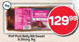Pick n Pay PnP Pork Belly Rib Sweet & Sticky 1kg offer