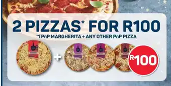Pick n Pay 2 Pizzas offer