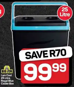 Pick n Pay Hypermarket BIG JIM I am Cool Royal Blue Cooler Box offer