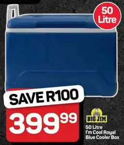 Pick n Pay Hypermarket BIG JIM I'm Cool Royal Blue Cooler Box offer