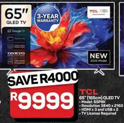 Pick n Pay Hypermarket TCL 65" 165cm QLED TV offer