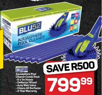 Pick n Pay Hypermarket BLU52 Aquasphere Pool Cleaner Combi Pack offer