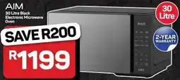 Pick n Pay Hypermarket AIM Black Electronic Microwave Oven offer