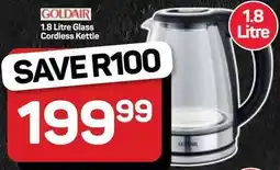 Pick n Pay Hypermarket Goldair Glass Cordless Kettle offer