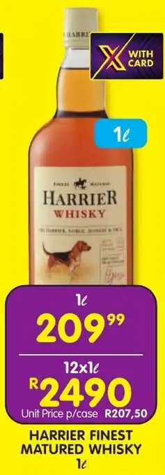 Harrier finest matured whisky