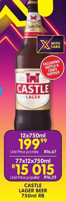 Shoprite Liquor Castle lager beer rb offer