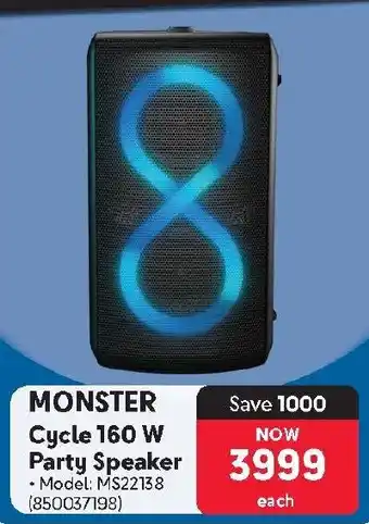 Makro Monster Cycle 160 W Party Speaker offer