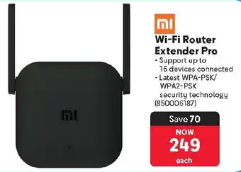 Makro Xiaomi Wi-Fi Router Extender Pro offer