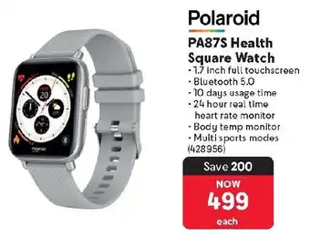 Makro Polaroid PA87S Health Square Watch offer