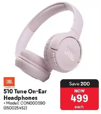 Makro JBL 510 Tune On-Ear Headphones offer