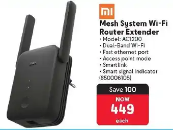 Makro Xiaomi Mesh System Wi-Fi Router Extender offer
