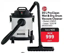 Makro Hoover ProClean Wet & Dry Drum Vacuum Cleaner offer