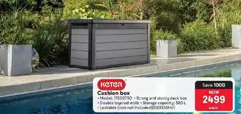 Makro KETER Cushion box offer