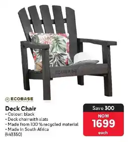 Makro Ecobase Deck Chair offer