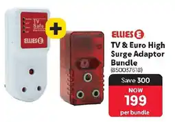 Makro Ellies TV & Euro High Surge Adaptor Bundle offer