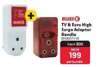 Makro Ellies TV & Euro High Surge Adaptor Bundle offer