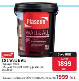 Makro Plascon Wall & All offer
