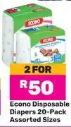Game Econo Disposable Diapers (20-Pack)-For 2 offer