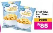 Game Great Value Corn Flakes-For 2 x 1Kg offer