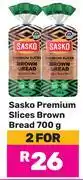 Game Sasko Premium Slices Brown Bread-For 2 x 700g offer