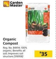 Builders Warehouse Garden Master Organic Compost offer