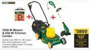 Builders Warehouse Trimtech 1500W Mower & 650W Trimmer Combo offer