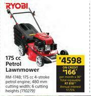 Builders Warehouse Ryobi 175cc Petrol Lawnmower offer