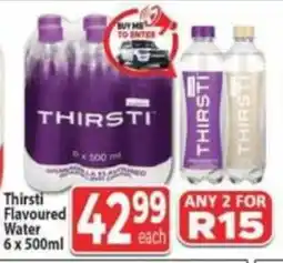 Supa Store Thirsti Flavoured Water offer