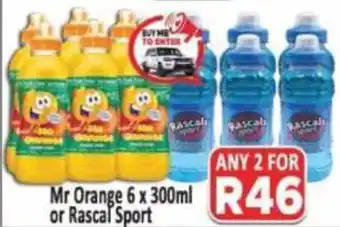 Supa Store Mr Orange or Rascal Sport offer