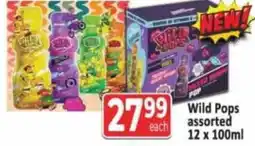 Supa Store Wild Pops assorted offer