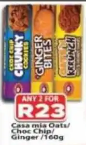 Supa Store Casa mia Oats/ Choc Chip/ Ginger offer