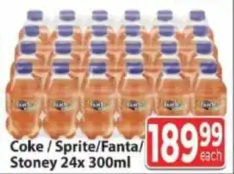 Supa Store Coke/ Sprite/ Fanta/ Stoney offer
