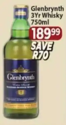 Supa Store Glenbrynth 3Yr Whisky offer