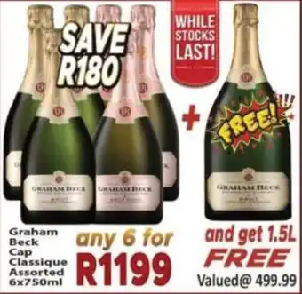 Supa Store Graham Beck Cap Classique Assorted offer