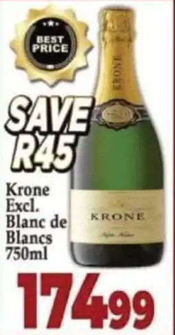 Supa Store Krone Excl. Blanc de Blancs offer