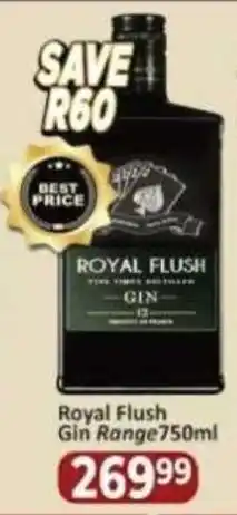Supa Store Royal Flush Gin Range offer